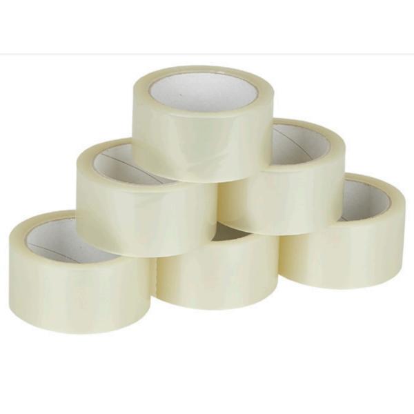 PP Packband Premium Klebeband transparent 50mm x 66m, 47my dick - Leise abrollend